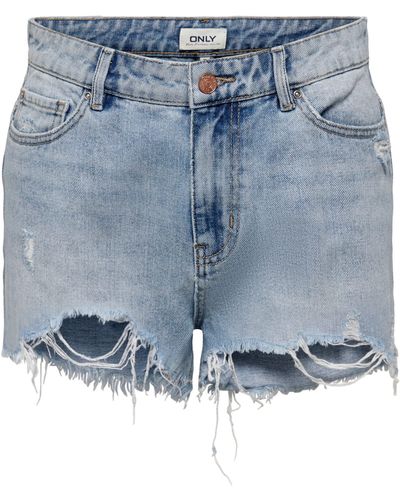 ONLY Shorts 'pacy' - Blau