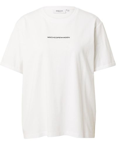 MSCH Copenhagen T-shirt 'terina' - Weiß
