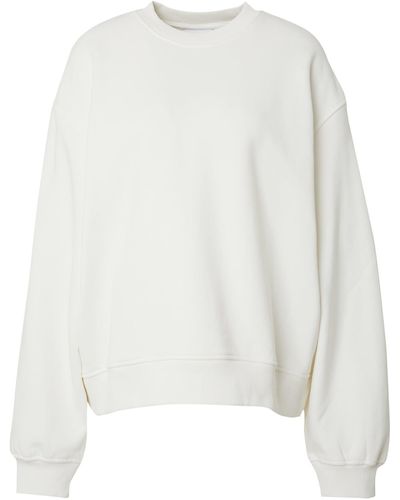 Weekday Sweatshirt 'paula' - Weiß