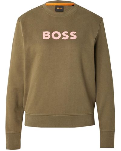 BOSS Sweatshirt 'c_elaboss_6' - Grün