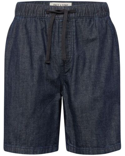 Only & Sons Shorts 'dallas' - Blau