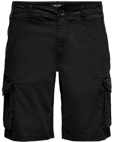 Only & Sons Shorts 'mike' - Schwarz