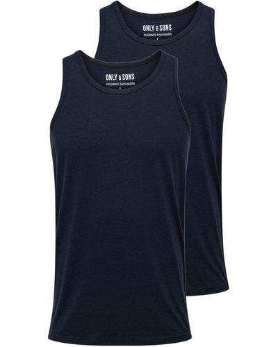 Only & Sons Top 'theo' - Blau