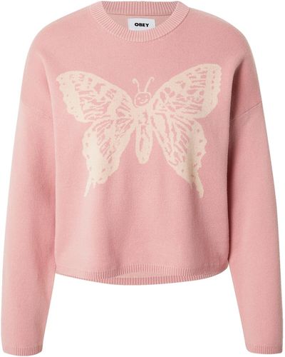 Obey Pullover - Pink