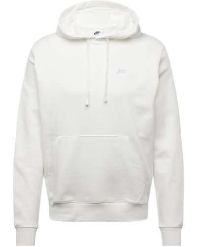 Nike Sweatshirt 'club' - Weiß