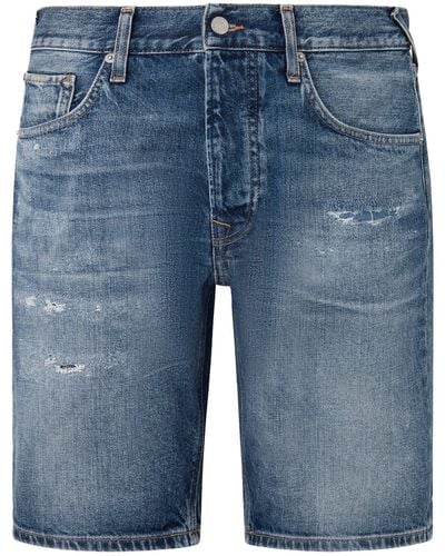 Pepe Jeans Shorts 'repair' - Blau