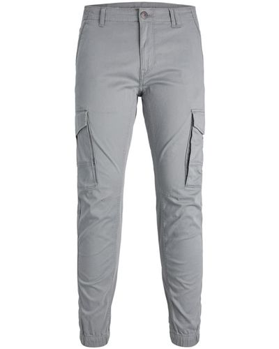 Jack & Jones Cargohose Paul Flake (1-tlg) - Grau