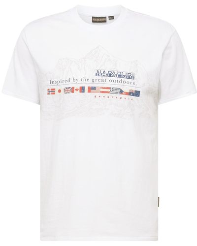 Napapijri T-shirt 'turin 1' - Weiß