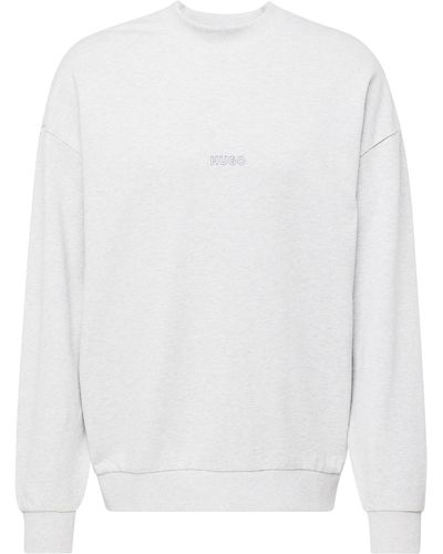 HUGO Sweatshirt 'noriche' - Weiß
