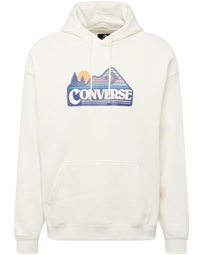 Converse Sweatshirt 'all star mountain' - Weiß