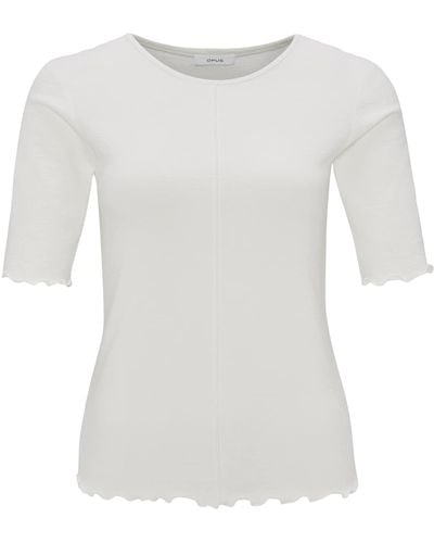 Opus T-shirt 'sirosa' - Weiß