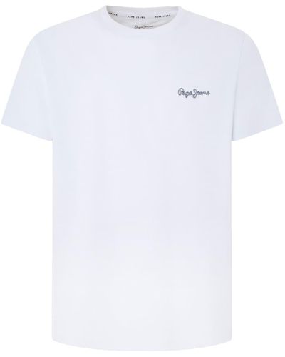 Pepe Jeans T-shirt 'single cliford' - Weiß