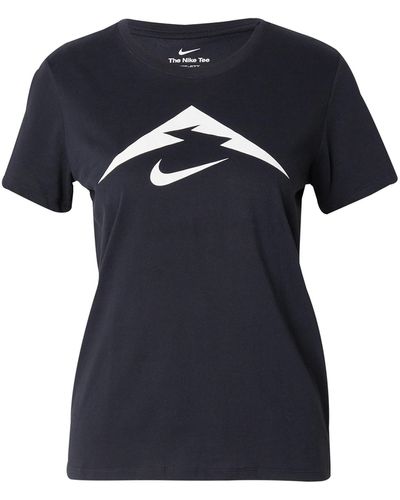 Nike Funktionsshirt 'trail' - Blau