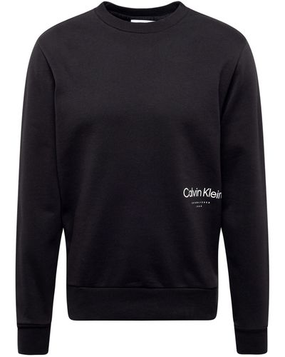 Calvin Klein Sweatshirt 'off placement' - Blau