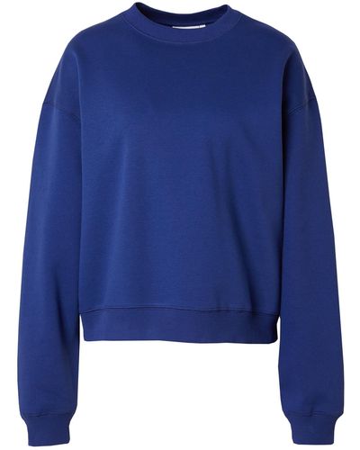 Weekday Sweatshirt 'essence standard' - Blau