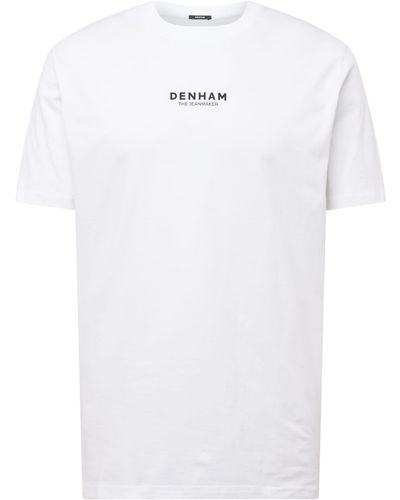 Denham Shirt 'library' - Weiß