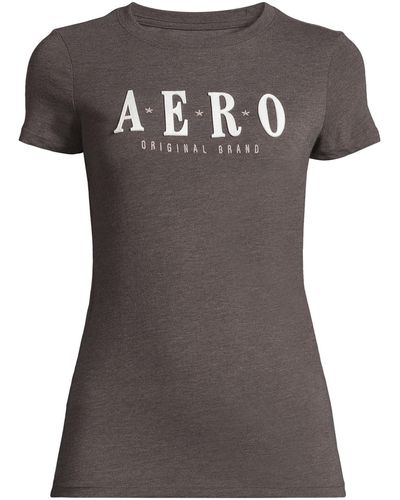 Aéropostale T-shirt 'stars' - Braun