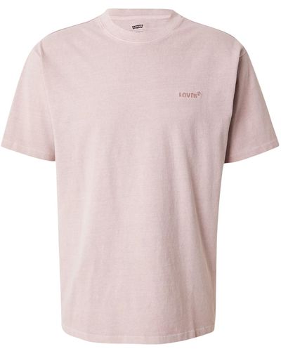 Levi's T-shirt 'red tab' - Pink