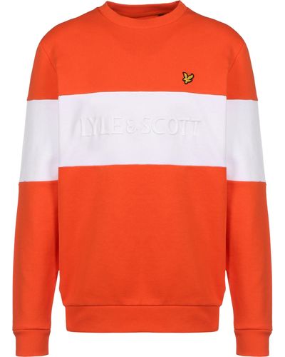 Lyle & Scott Sweater ' logo ' - Orange