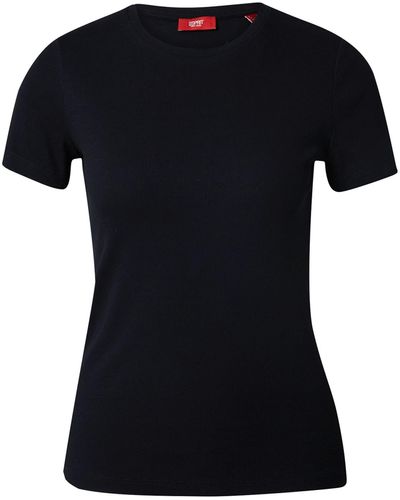 Esprit T-Shirt aus Baumwolljersey mit Rundhalsausschnitt (1-tlg) - Schwarz