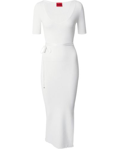 HUGO Kleid 'simbly' - Weiß