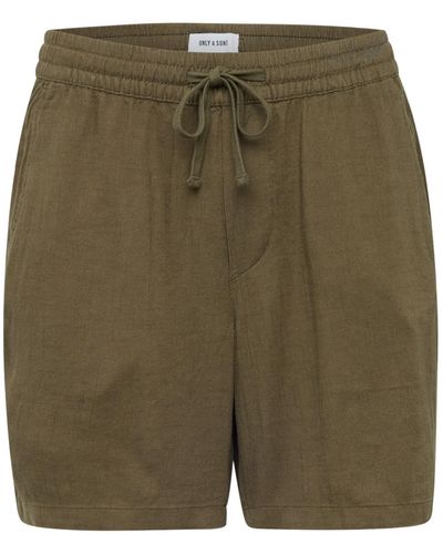 Only & Sons Shorts 'tel' - Grün