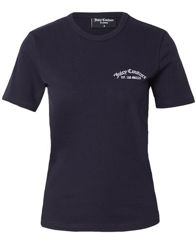 Juicy Couture T-Shirt HAYLEE (1-tlg) Plain/ohne Details - Blau