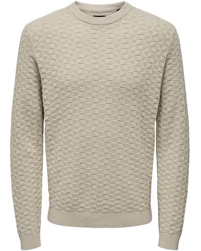 Only & Sons Pullover 'kalle' - Grau