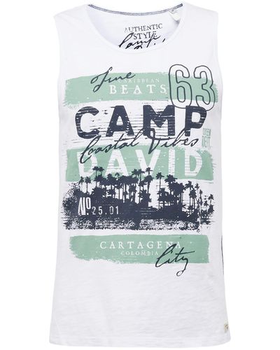 Camp David Shirt - Weiß