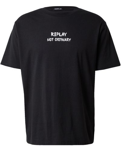Replay T-shirt - Schwarz