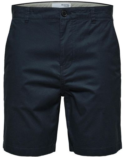 SELECTED Shorts - Blau