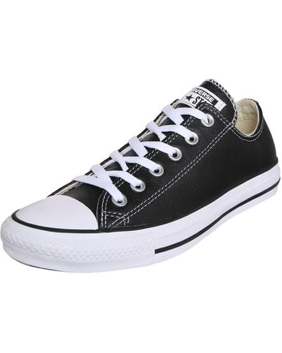 Converse Sneaker 'chuck taylor all star classic ox leather' - Schwarz