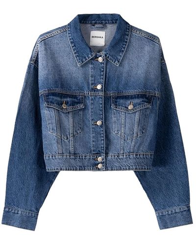 Bershka Jacke - Blau