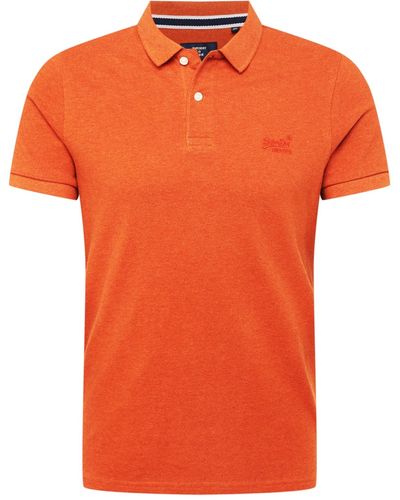 Superdry Poloshirt 'classic' - Orange