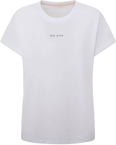 Pepe Jeans T-shirt 'keyra' - Weiß