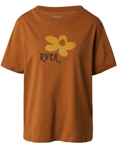 RVCA T-shirt 'daisy' - Braun