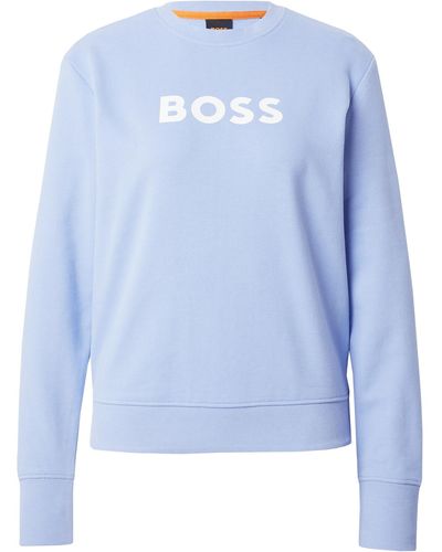 BOSS Sweatshirt 'ela' - Blau