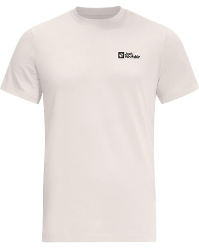 Jack Wolfskin Sportshirt 'essential' - Weiß