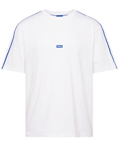 HUGO T-shirt 'neloy' - Weiß