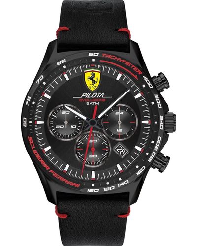 Scuderia Ferrari Uhr - Schwarz