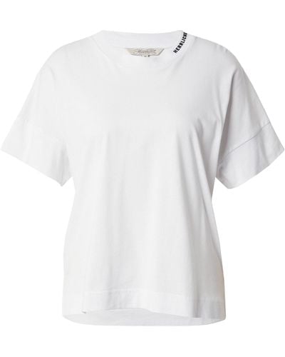 Herrlicher T-shirt 'palmer' - Weiß