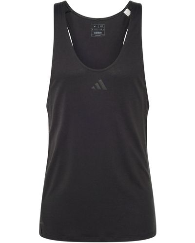 adidas Workout Stringer Tank Top - Schwarz