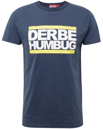 Derbe T-shirt 'humbug' - Blau