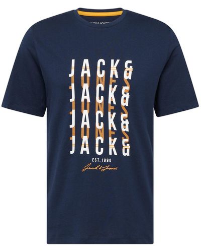 Jack & Jones T-shirt 'jjdelvin' - Blau