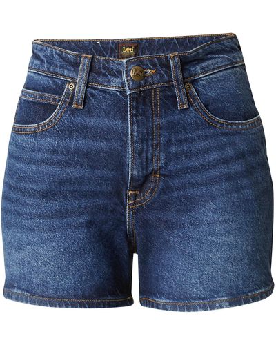 Lee Jeans Shorts 'carol' - Blau