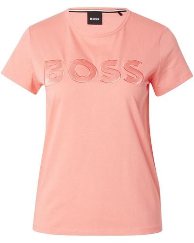 BOSS T-shirt 'eventsa' - Pink