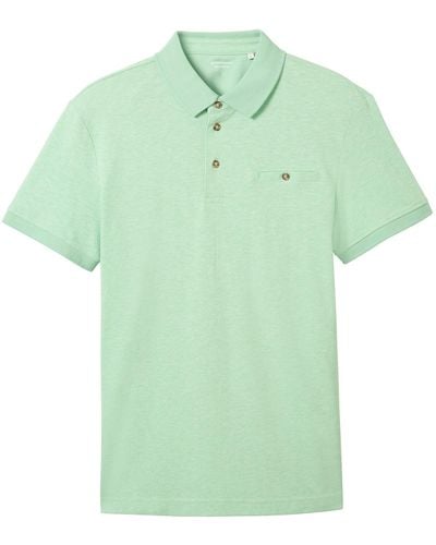Tom Tailor Poloshirt 'grindle' - Grün