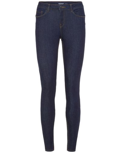 Vero Moda Vmseven normal waist slim fit jeans - Blau