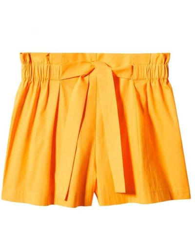 Mango Shorts 'paper' - Orange