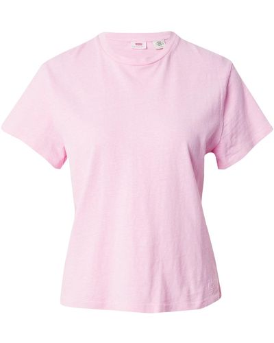 Levi's Shirt 'classic fit tee' - Pink